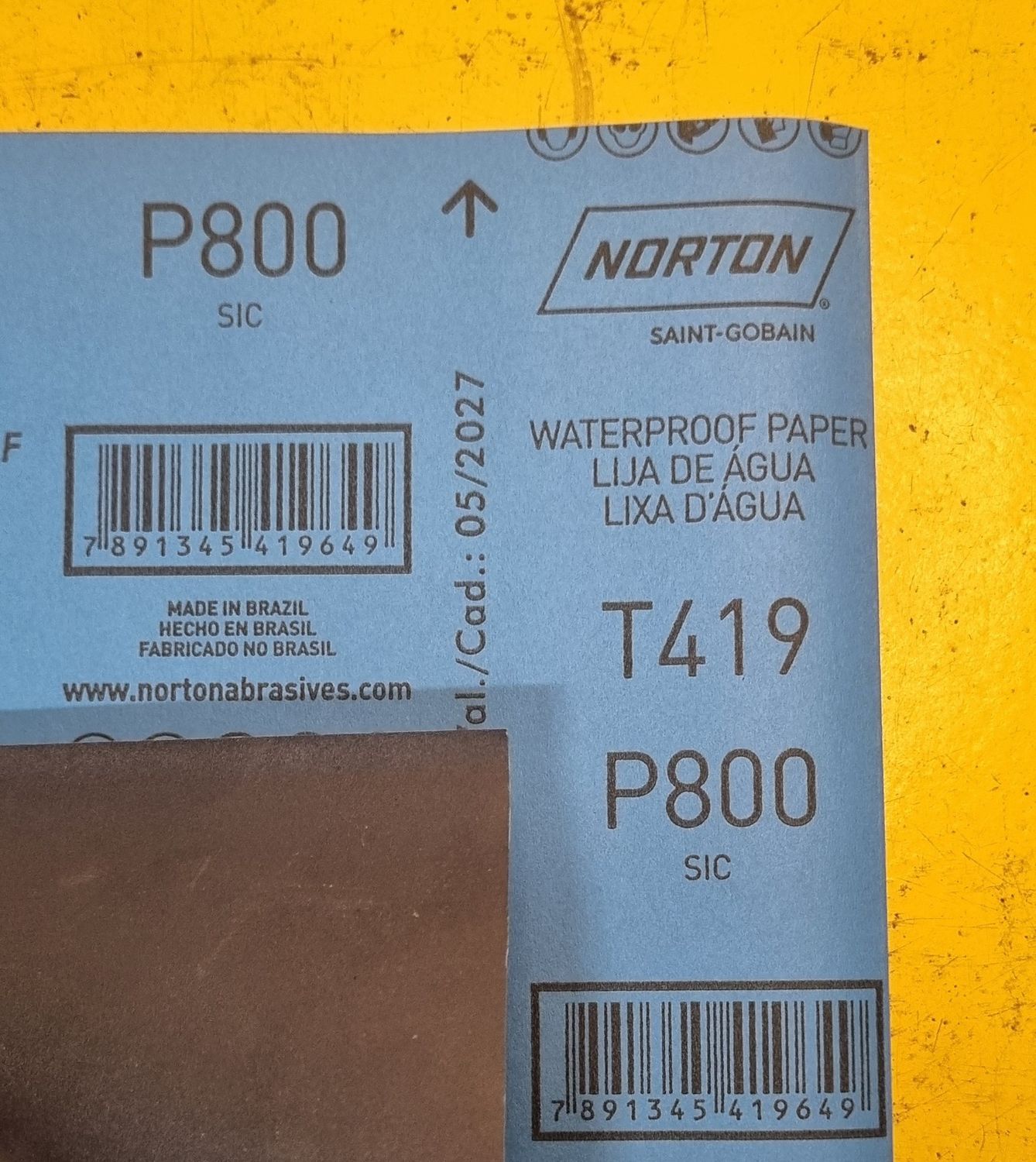 SANDPAPER 800P WET DRY