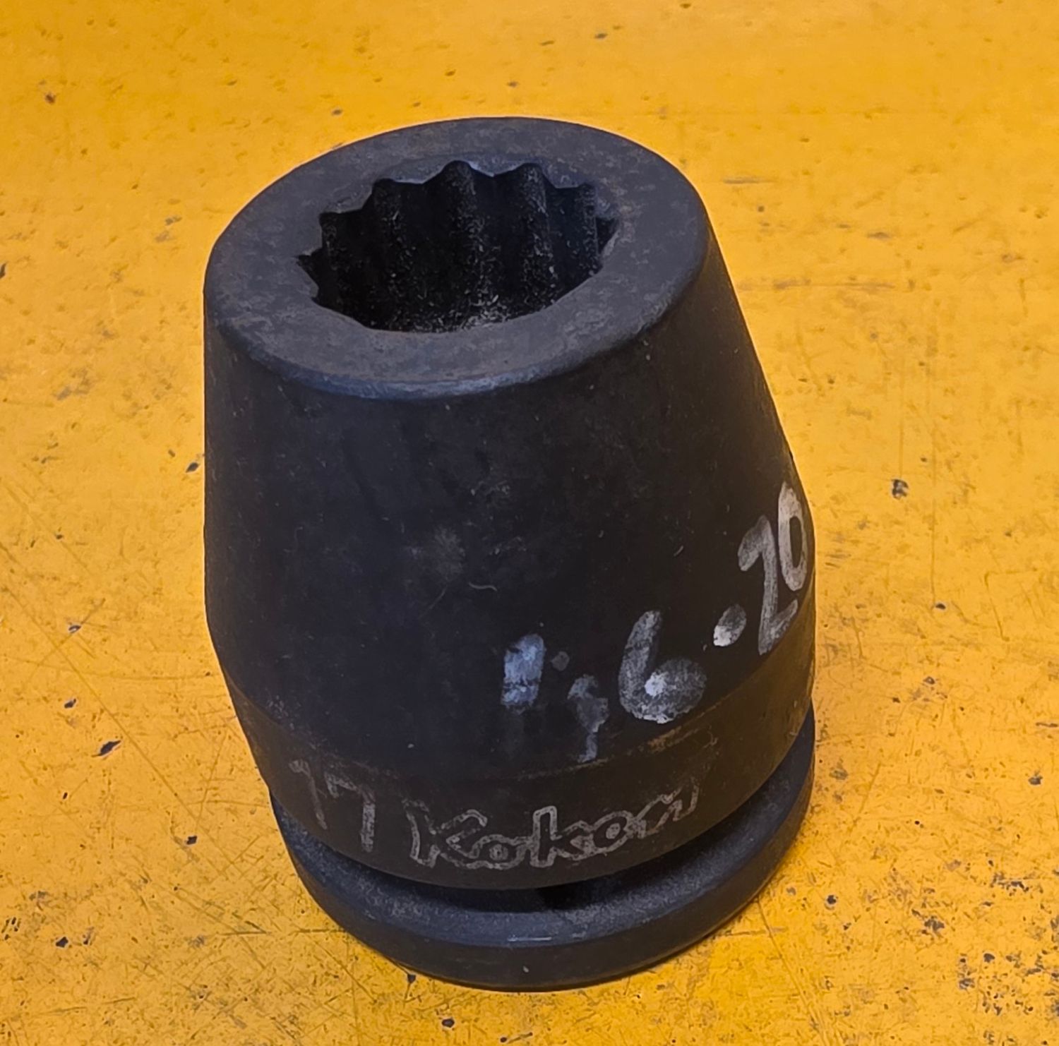 SOCKET 17MM X 3/4 DR IMPACT REGULAR 12PT - (KOKEN)