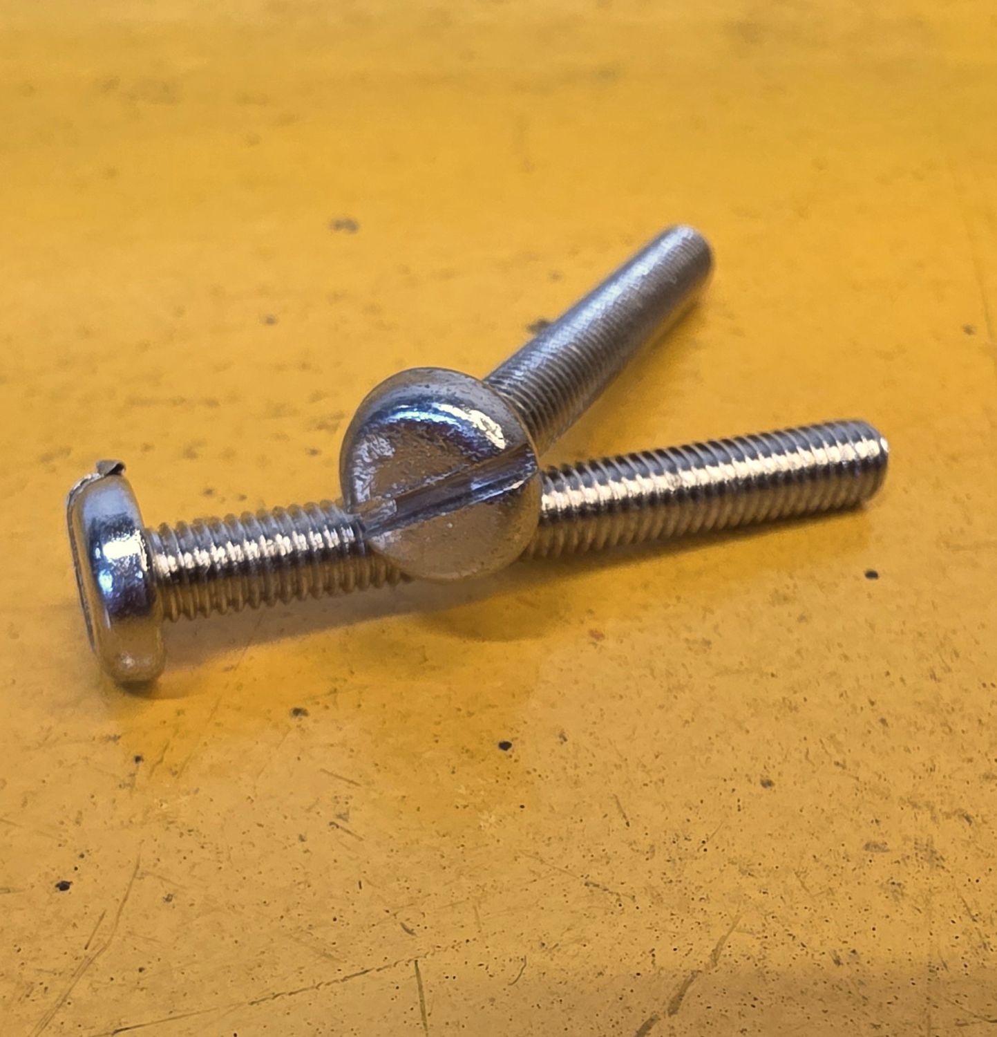 SCREW M5X40 SLOTTED PANHEAD NICKEL PLATE