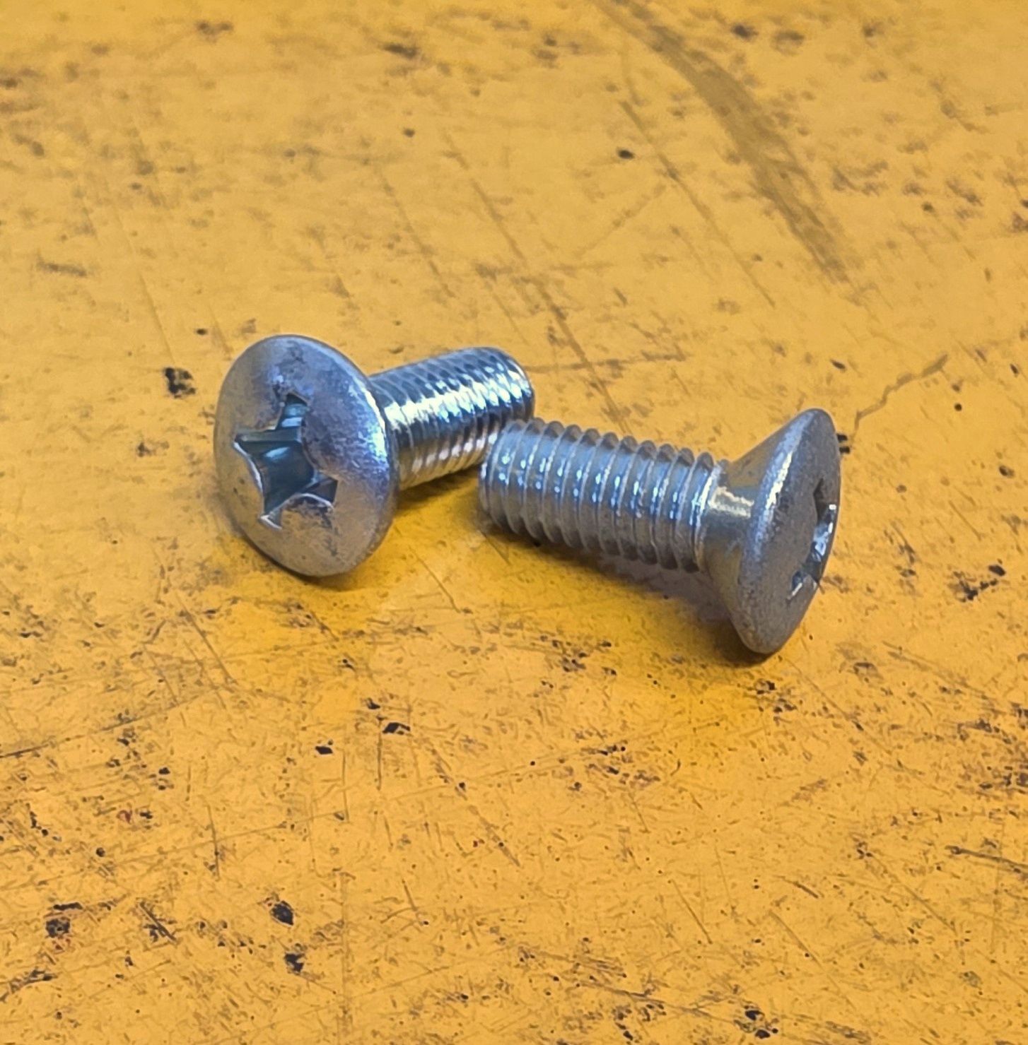 SCREW M6X15 CSK MACHINE POZI RAISED HEAD ZINC