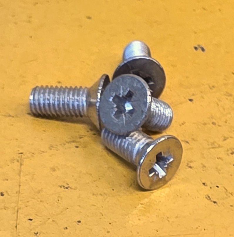 SCREW M5X12 CSK POZI FLATHEAD NICKEL PLATE