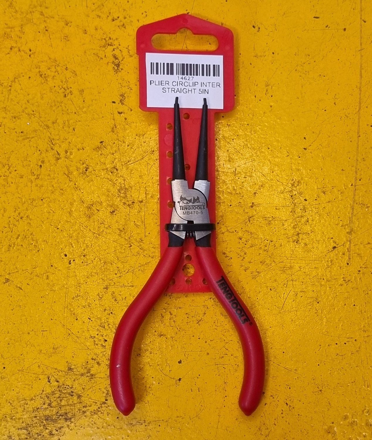 PLIER CIRCLIP INTER STRAIGHT 5IN