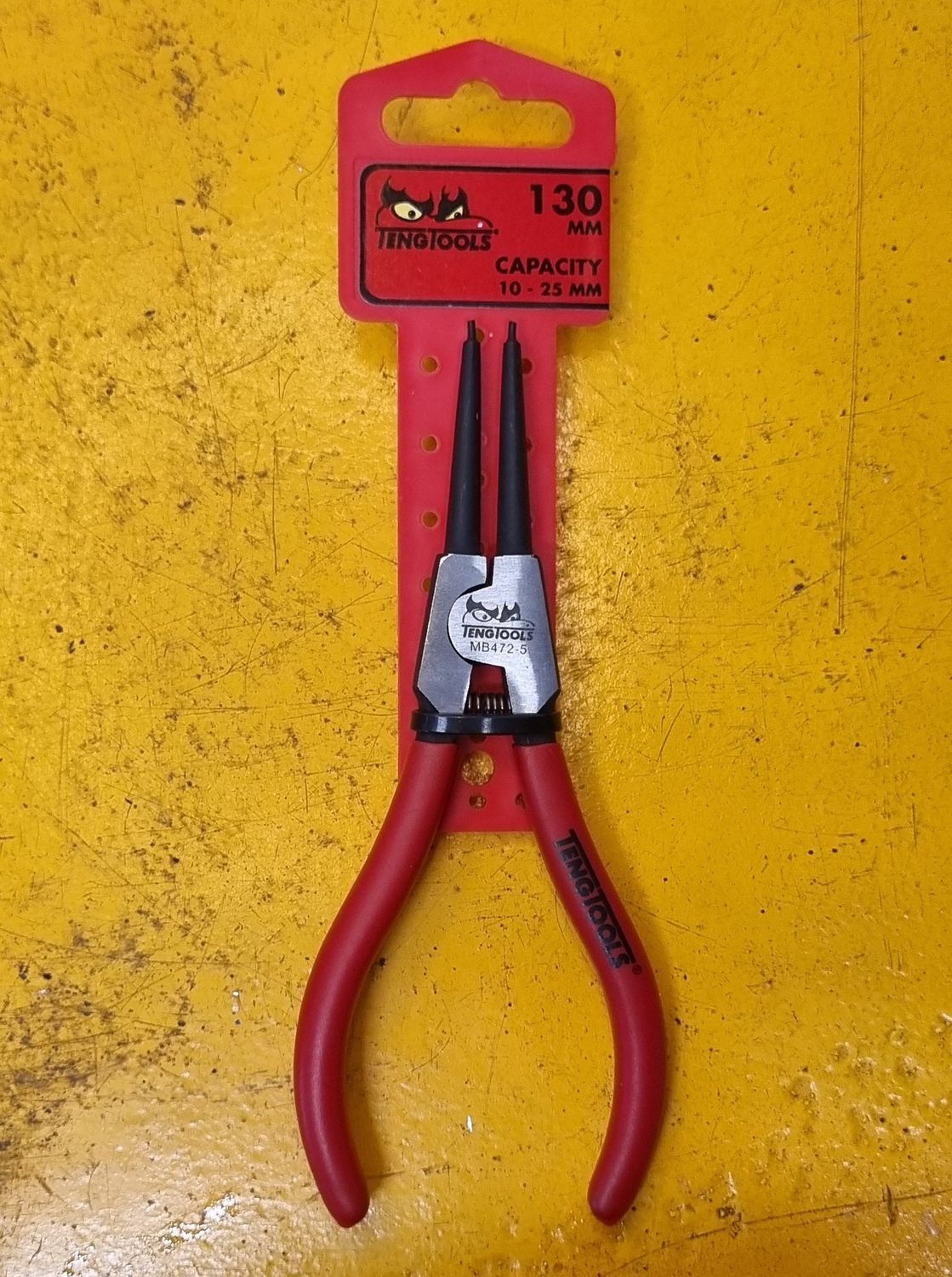 PLIER CIRCLIP EXT STRAIGHT 5IN