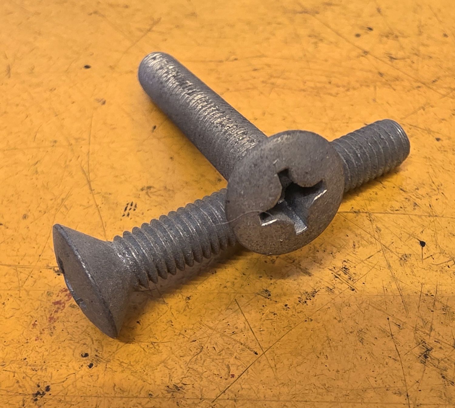 SCREW M6X40 MACHINE CSK POZI PLATED