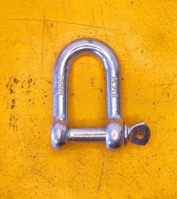 SHACKLE D 8MM ZINC B1415