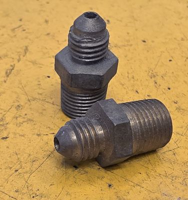 BRASS 45 DEG FLARE MALE CONNECT 1/8 TUBE X 1/8 BSP