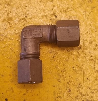 BRASS COMP UNION ELBOW 5/16 TUBE
