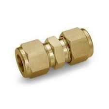 BRASS COMP DOUBLE UNION 1/4 TUBE