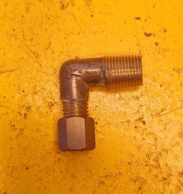 BRASS COMP MALE ELBOW 1/8 TUBE X 1/8 BSP