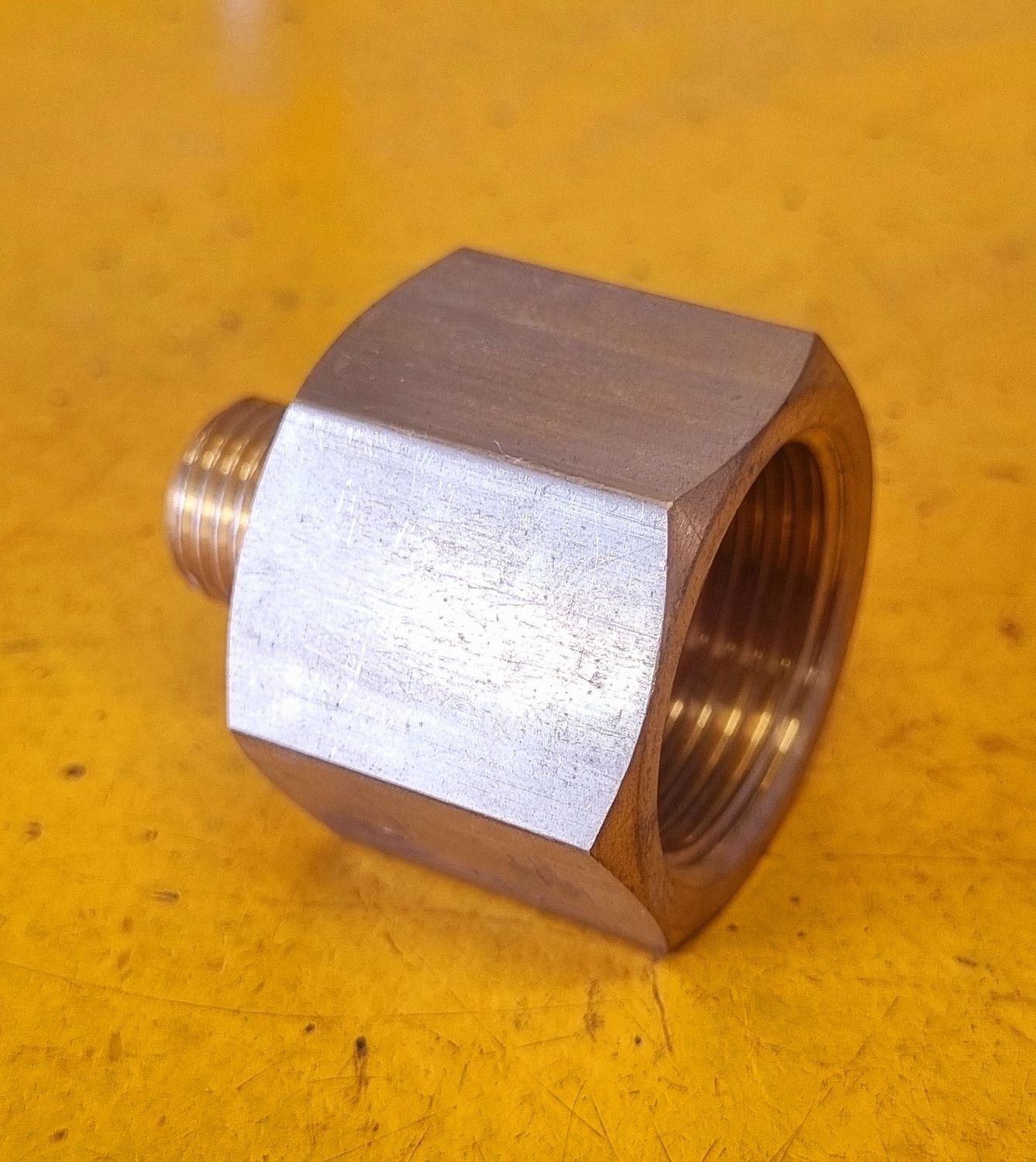 BRASS PIPE M/F ADAPTOR 3/4F X 1/4M BSP