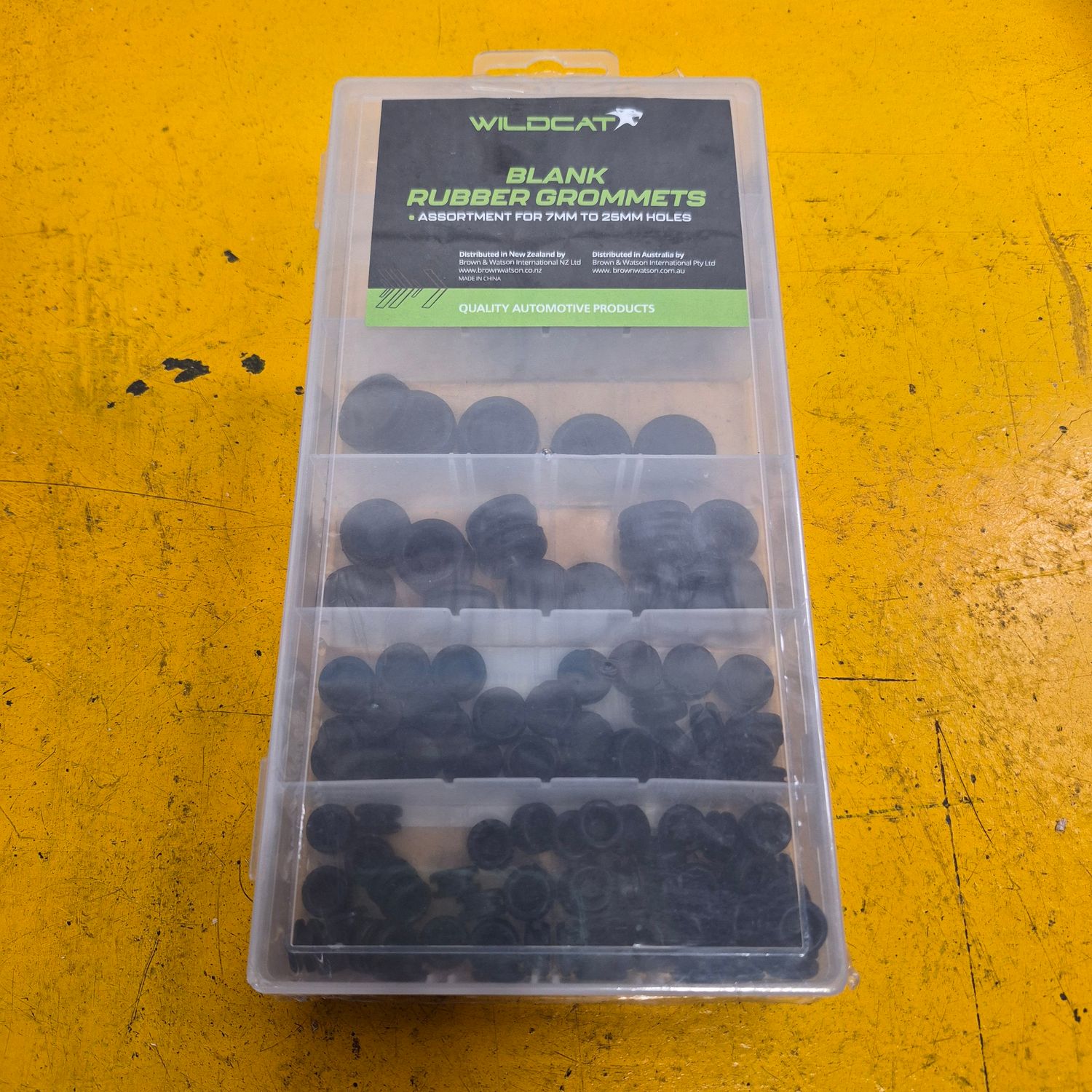 BLANK RUBBER GROMMET ASSORTMENT PACK 7MM-25MM
