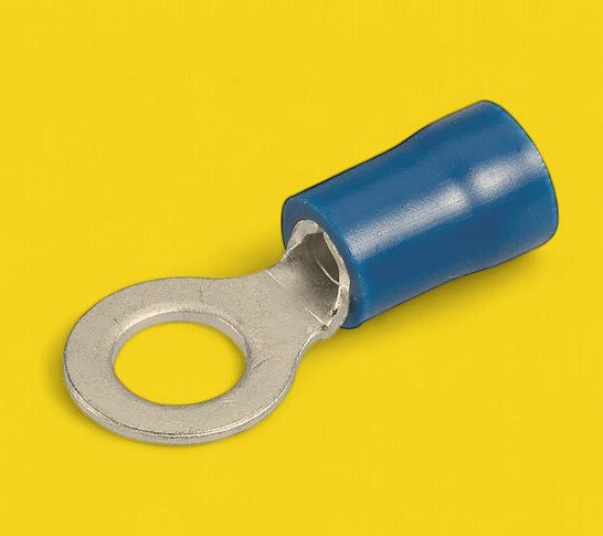CABLE TERMINAL RING 3.5MM BLUE 20PK
