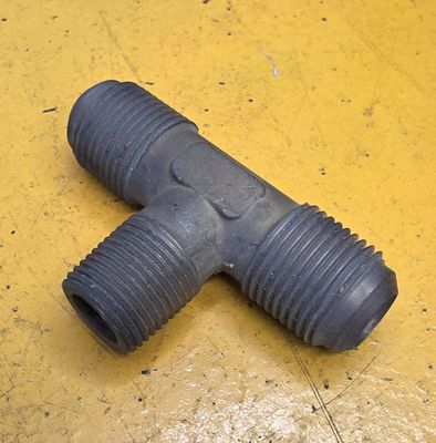 BRASS FLARE MALE BRANCH TEE 1/2 TUBE X 3/8 NPT