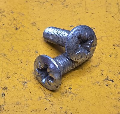 SCREW 1/4X7/8 UNF CSK POZI NICKEL PLATE