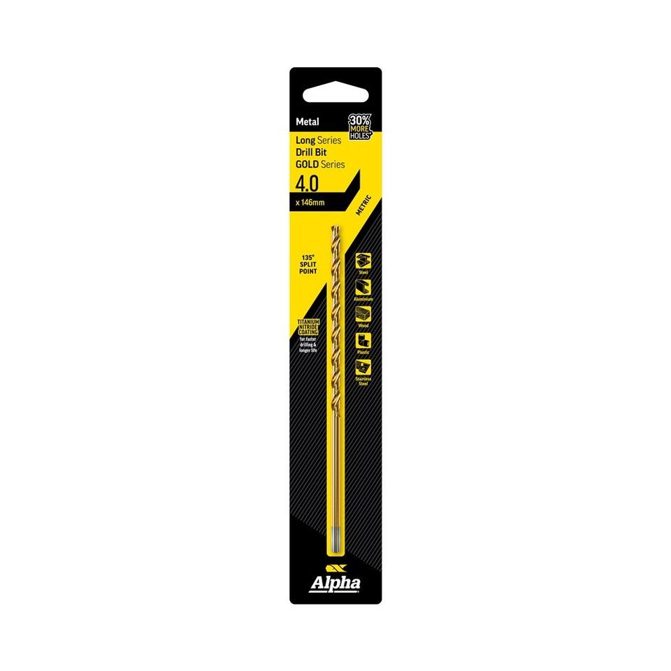 DRILL 4MM X 146MM LONG