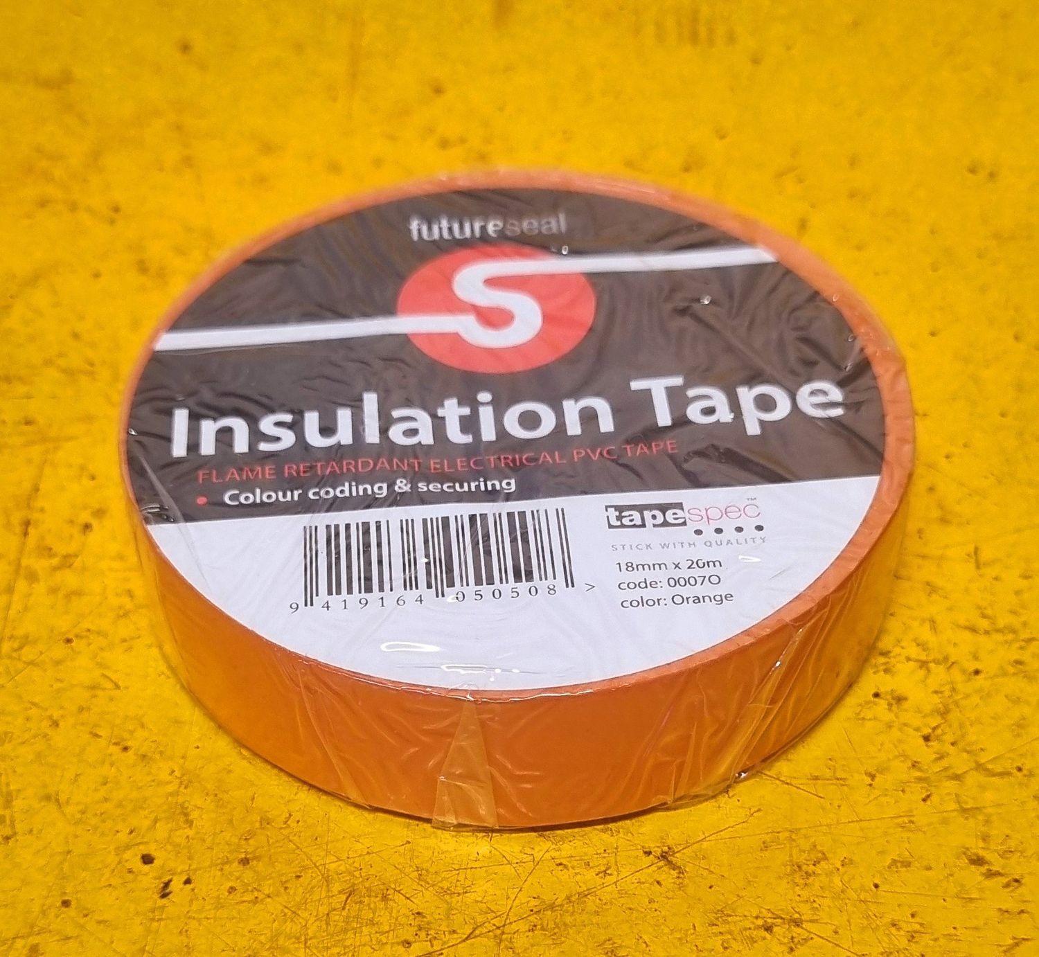 TAPE INSULATION ORANGE 19MMX20M