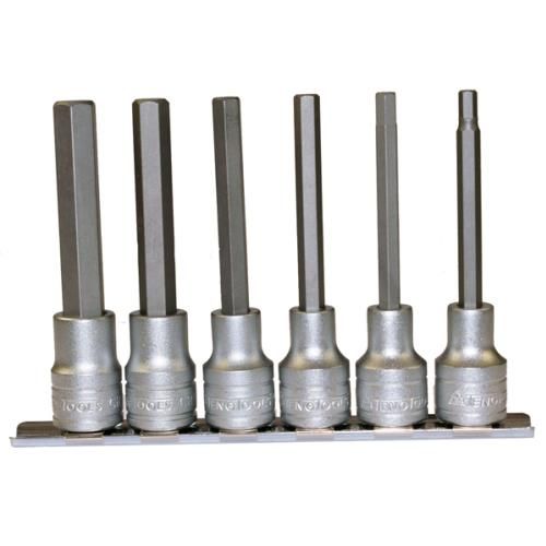 SOCKET SET 1/2DR ALLEN BIT LONG 5-12MM 6 PC