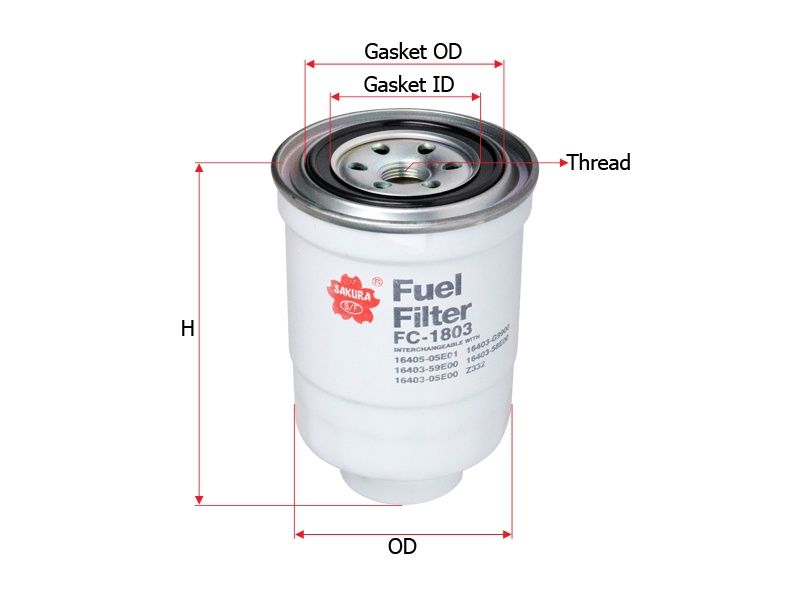 FUEL FILTER  FC-1803, Z332