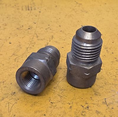 BRASS FLARE FEMALE CONNECT 5/16 TUBE X 1/8 BSP
