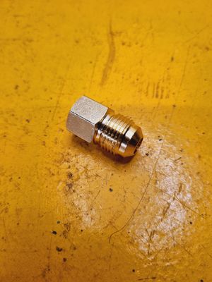 BRASS FLARE FEMALE CONNECT 3/8 TUBE X 1/8 BSP
