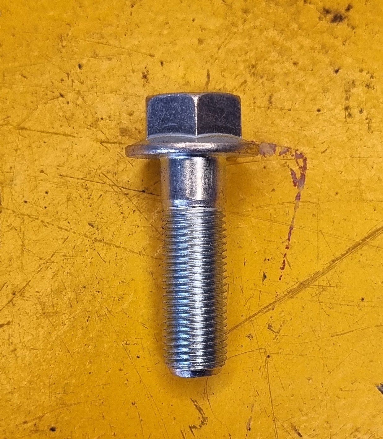 BOLT FLANGE HEAD NON-SERRATED M12X40 1.25 FINE ZINC 10.9