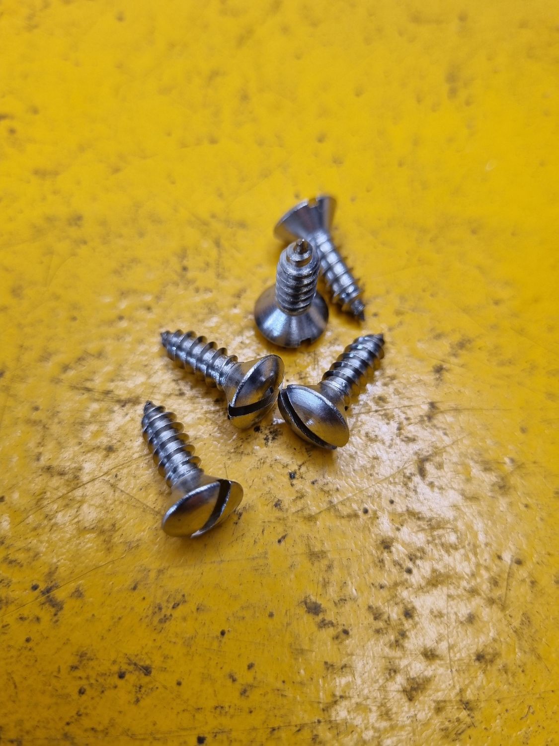 SCREW SELF TAP 10GX5/8 RAISED CSK SLOT SS304