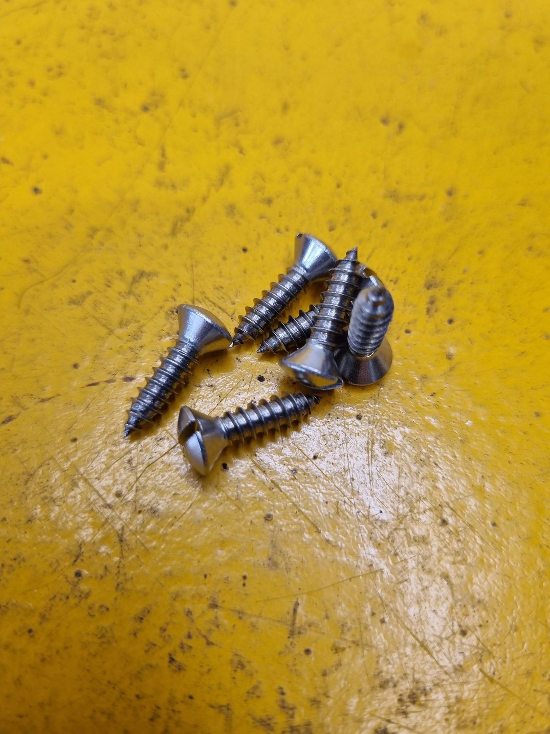 SCREW SELF TAP 8GX5/8 RAISED CSK SLOT SS304