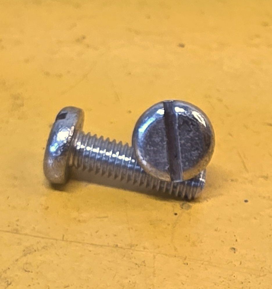 SCREW M5X16 SLOT PANHEAD NICKEL PLATED