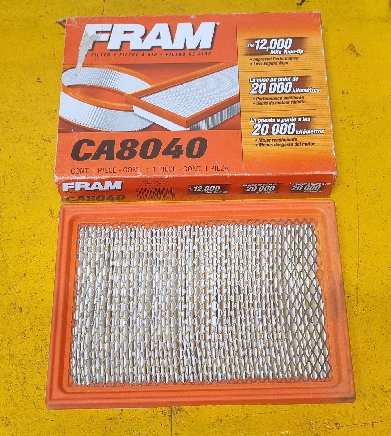 AIR FILTER CA8040, 33-2120