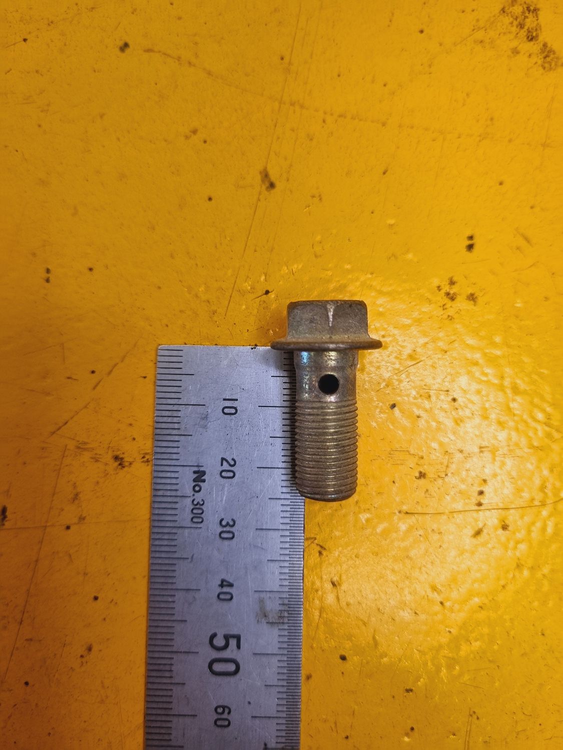 BANJO BOLT FLANGE HEAD M10X1.0