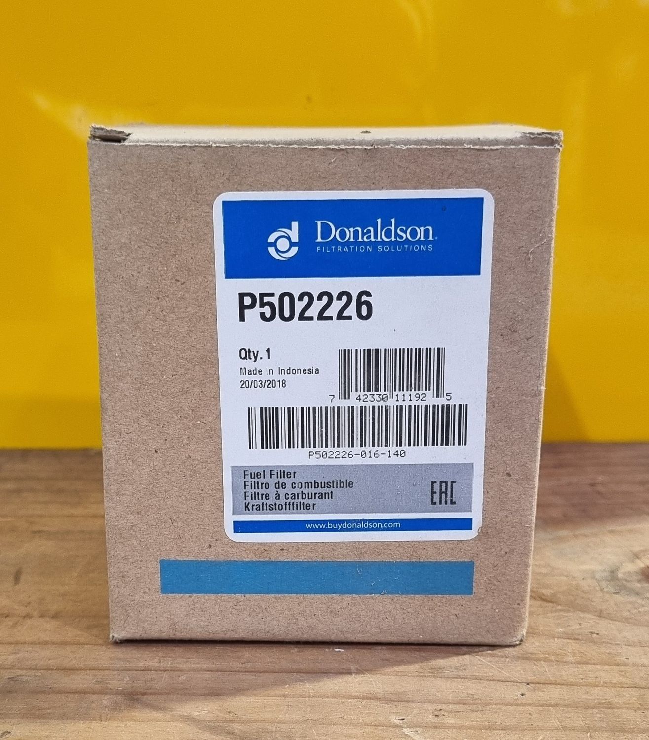 FUEL FILTER DONALDSON P502226