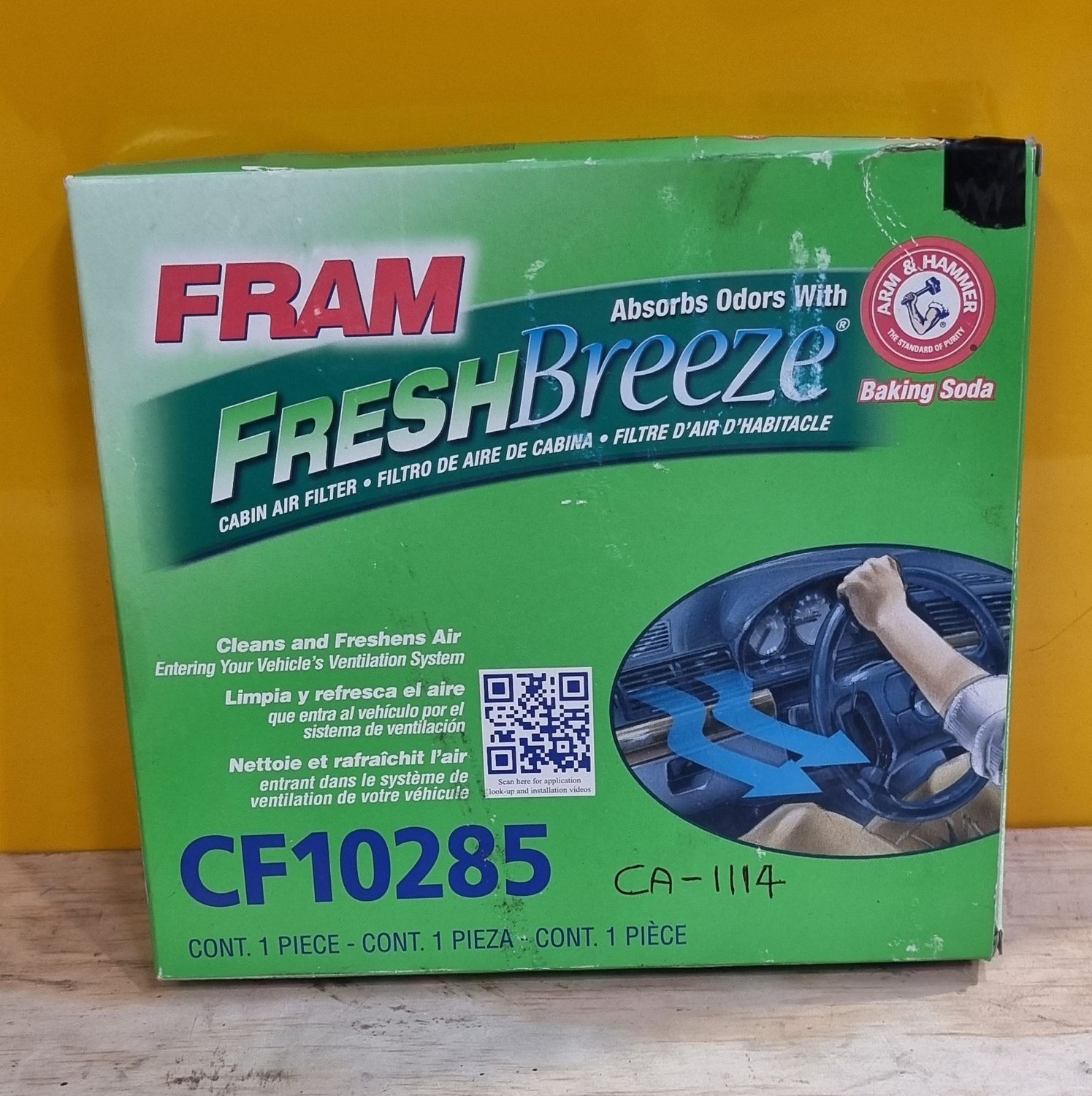 AIR FILTER FRAM 10285 (CA-1114)