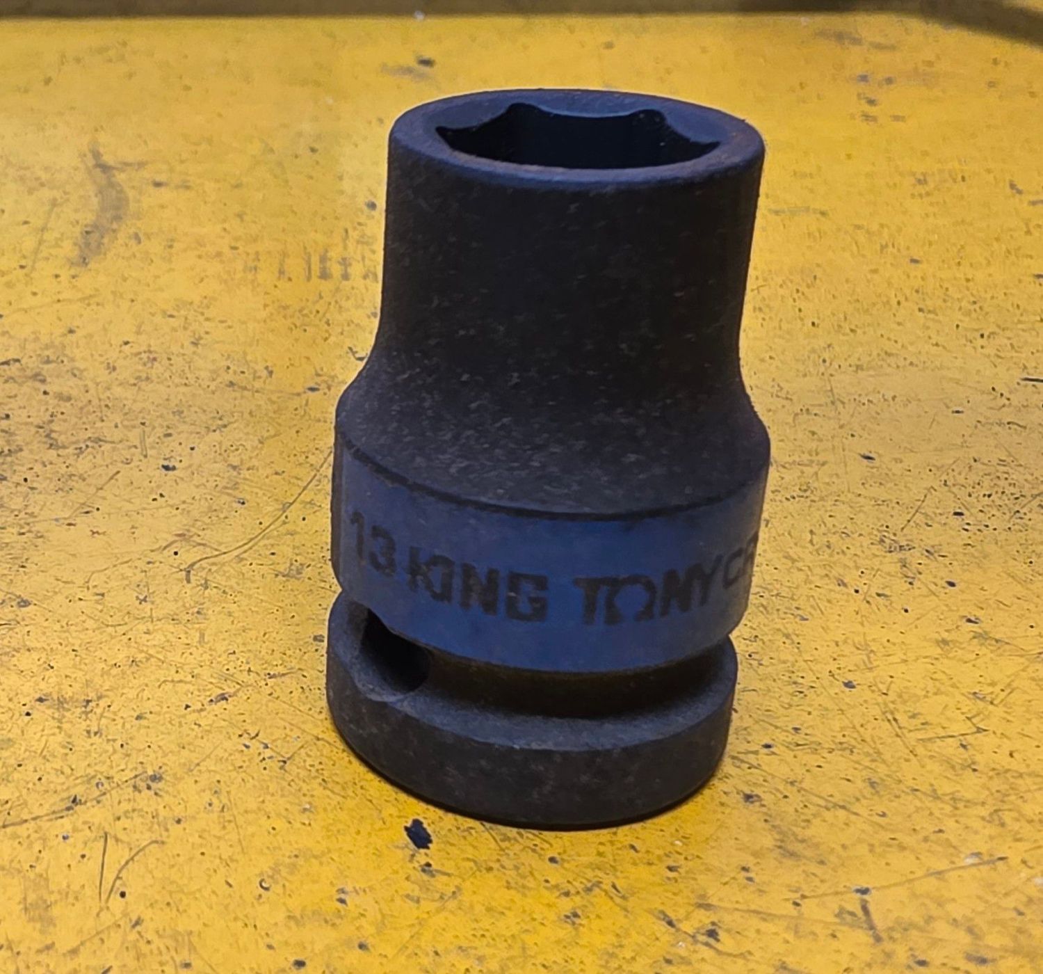 SOCKET 13MM X 1/2 DR IMPACT 6PT (KING TONY)