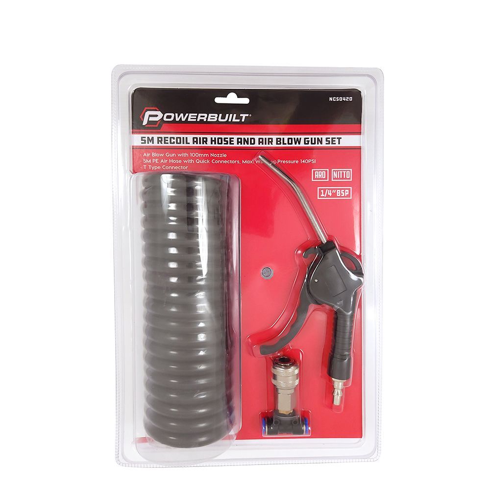 5M RECOIL AIR HOSE SET