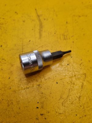 SOCKET HEX 2MM X 3/8 DR (AMPRO)