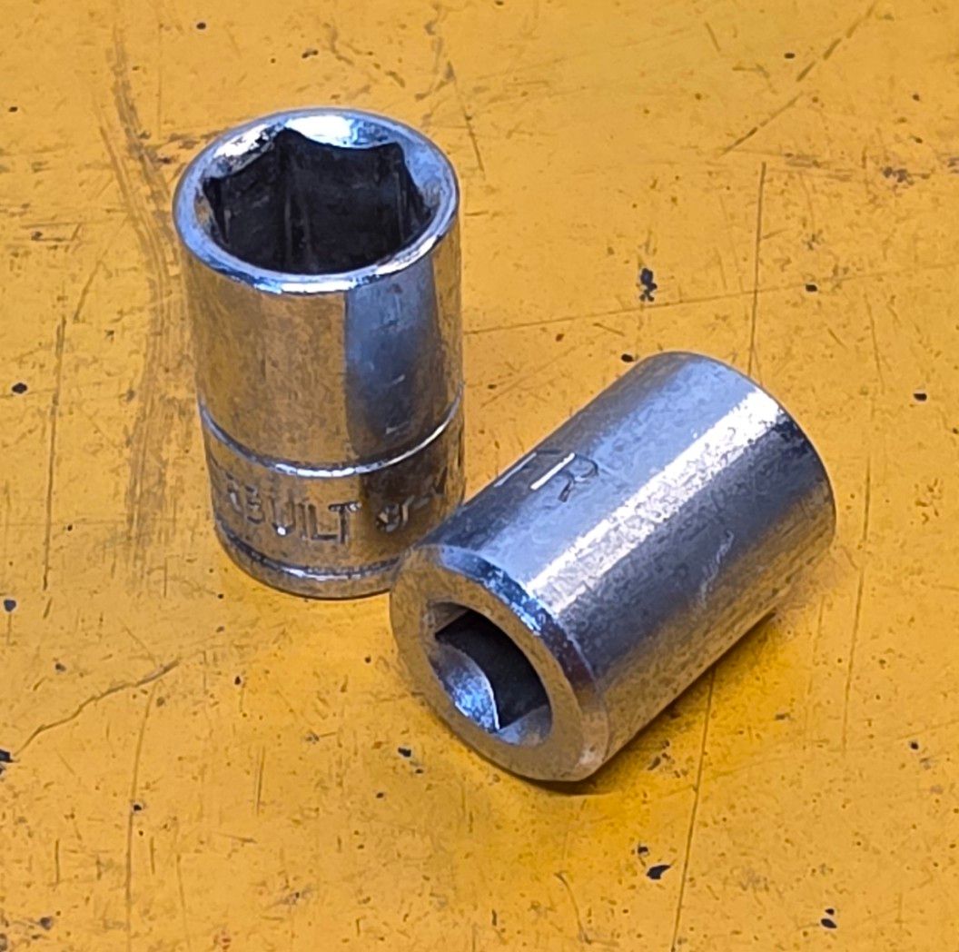 SOCKET 7/16 X 1/4 DR REGULAR 6PT - (POWERBUILT)