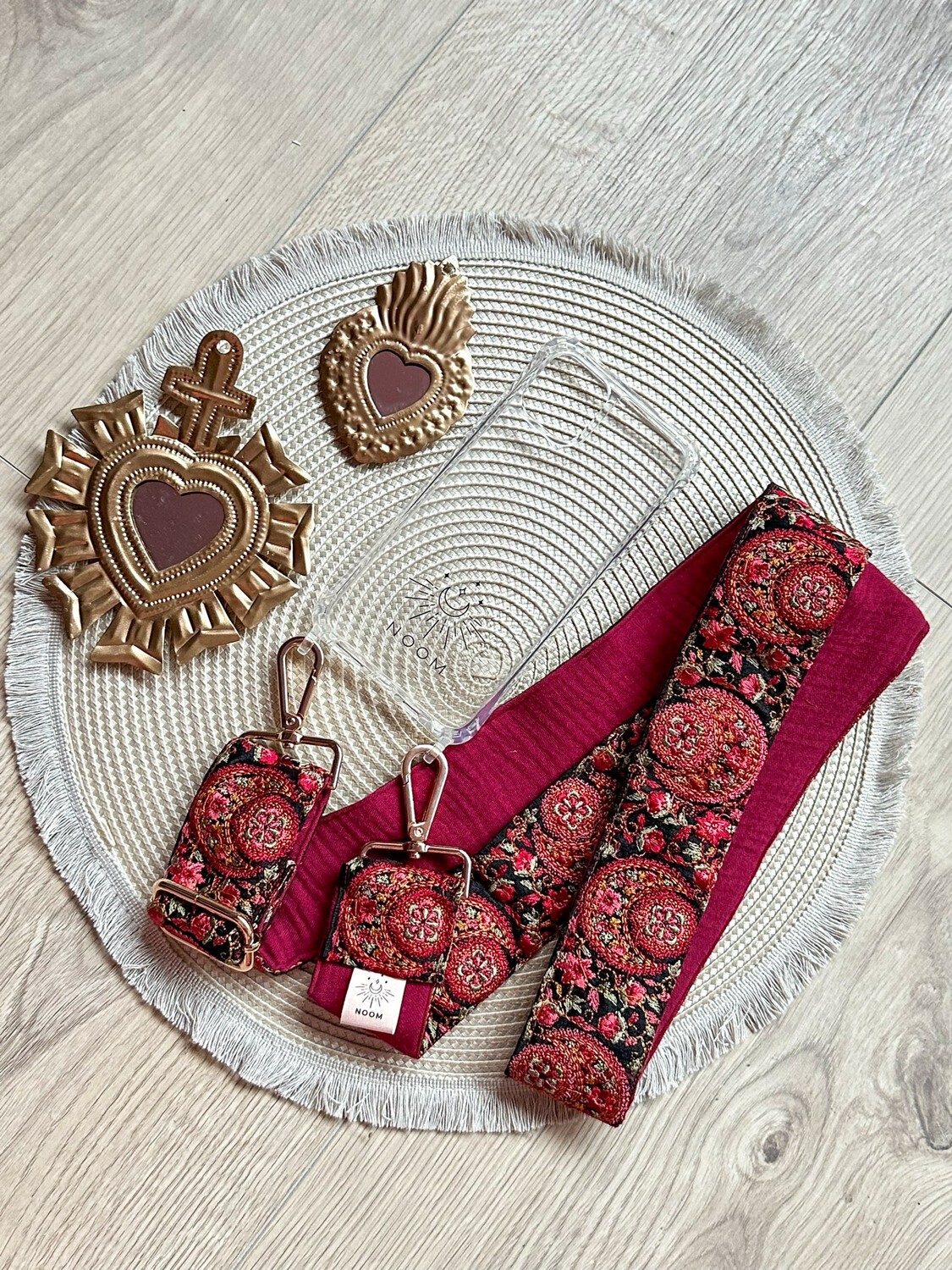 Mousseline NOOM Strap Rood/Zwart