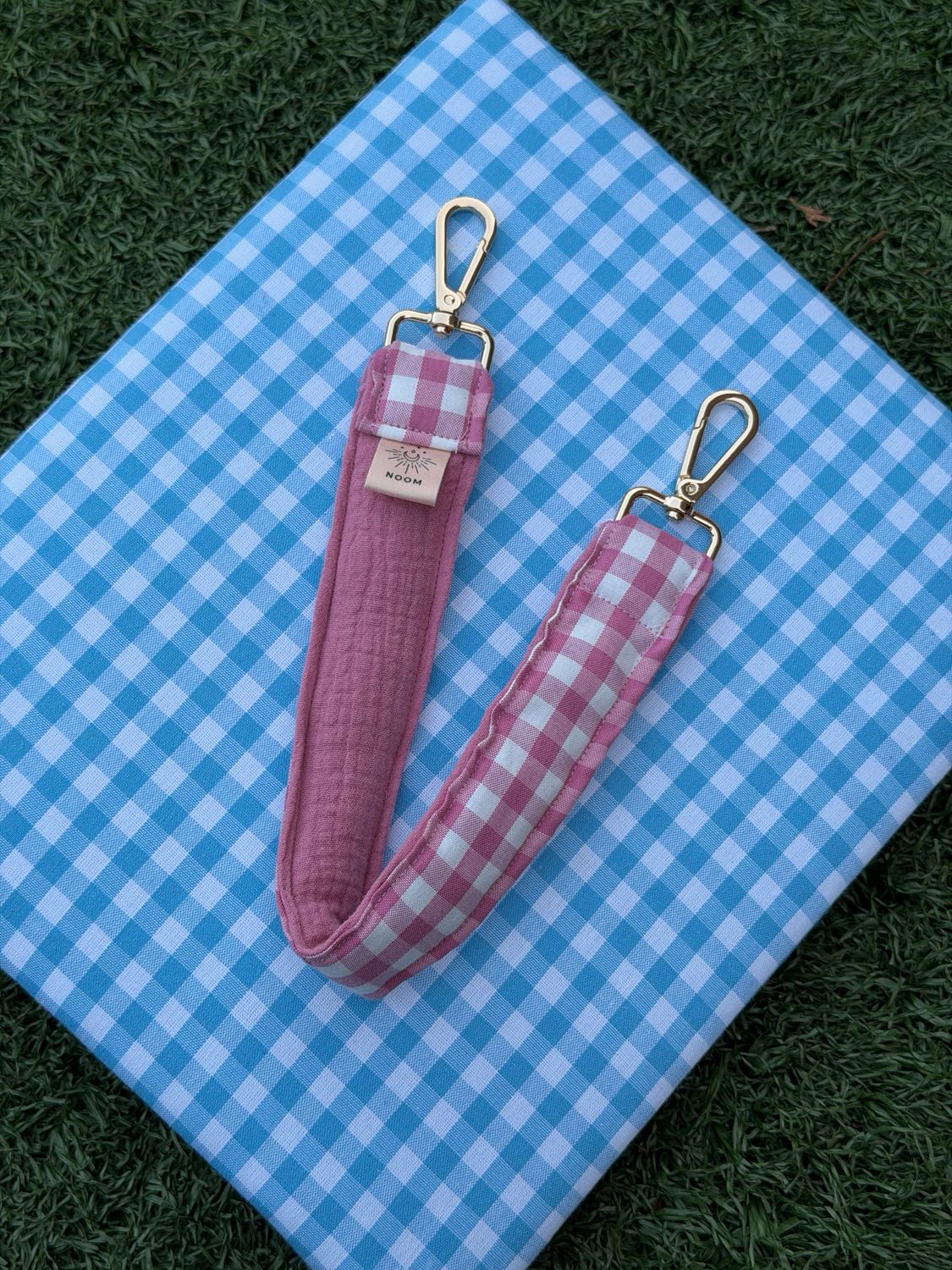 Korte Strap Mousseline PickNick Roze