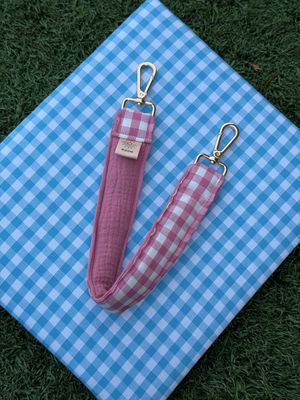 Korte Strap Mousseline PickNick Roze