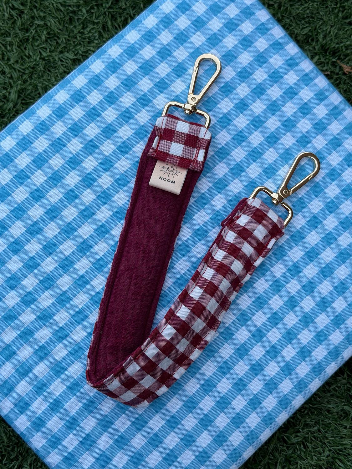 Korte Strap Mousseline PickNick Bordeaux