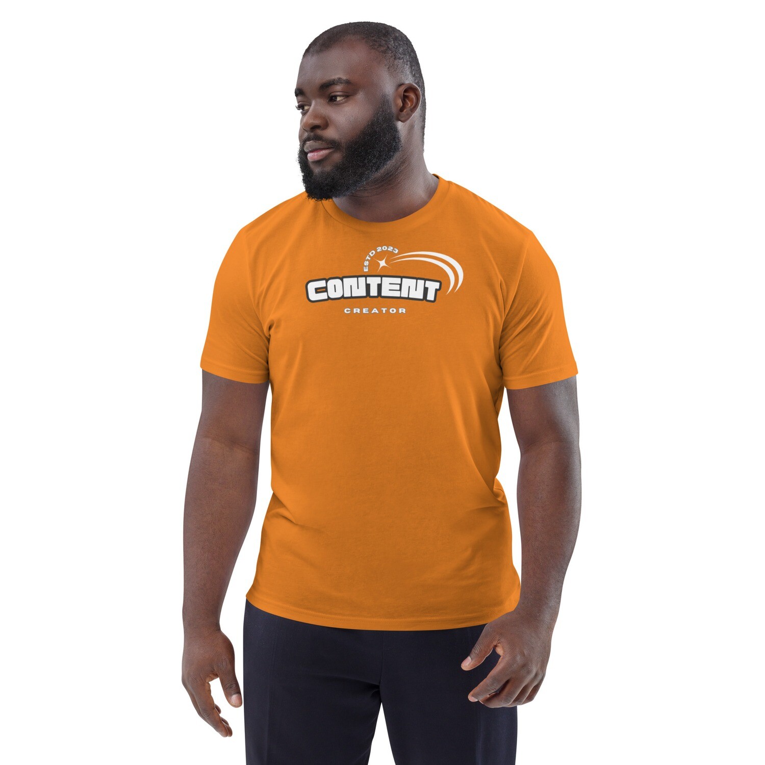 Unisex Content Creator organic cotton t-shirt