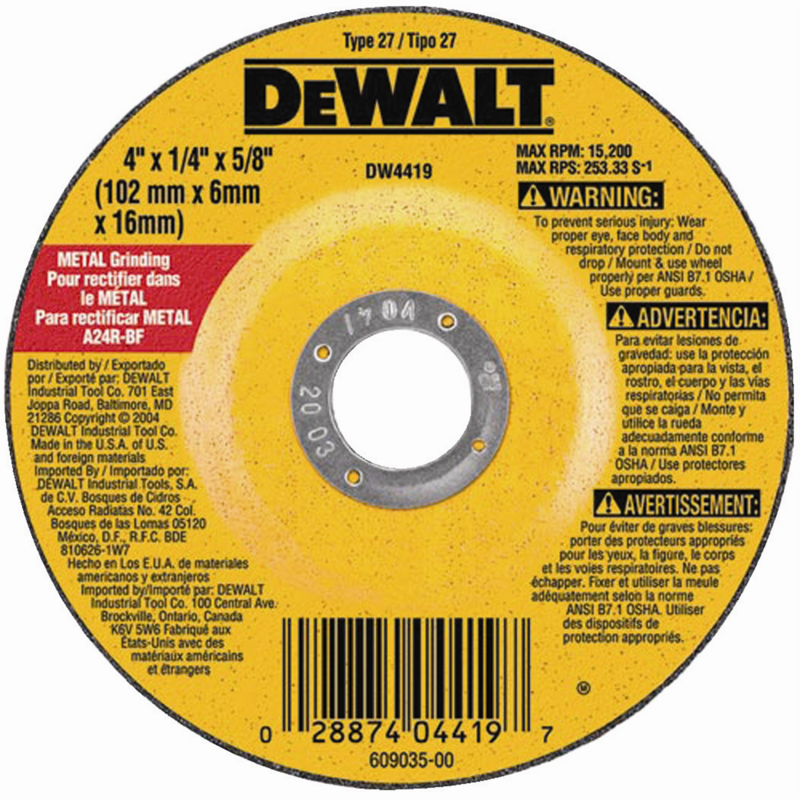DCW METAL 4"X4/4"X5/8"