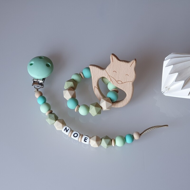 Set "Sarah" in Mint oder Rot