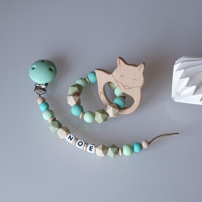 Set "Sarah" in Mint oder Rot