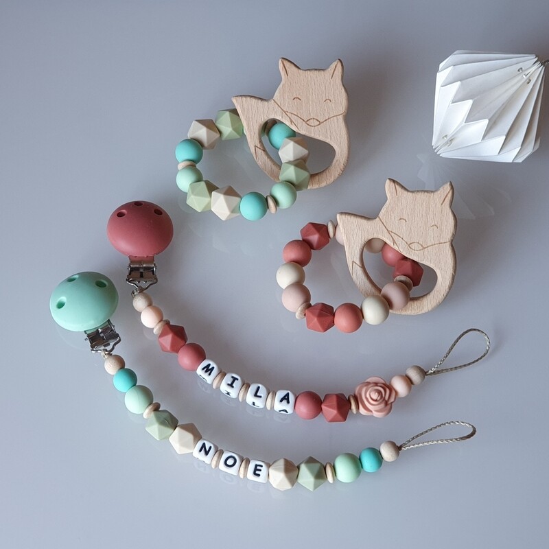 Set &quot;Sarah&quot; in Mint oder Rot