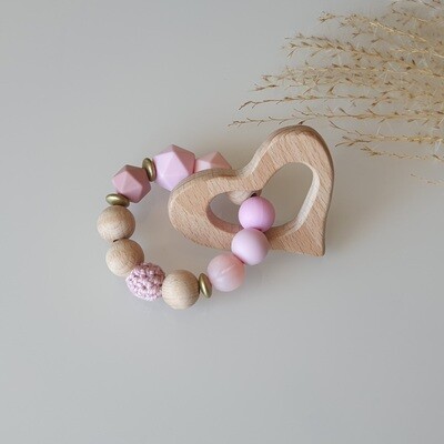Greifling &quot;Herz Rosa&quot;