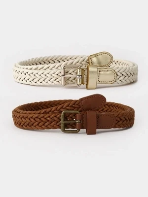 Twisted Texture Belt Duo