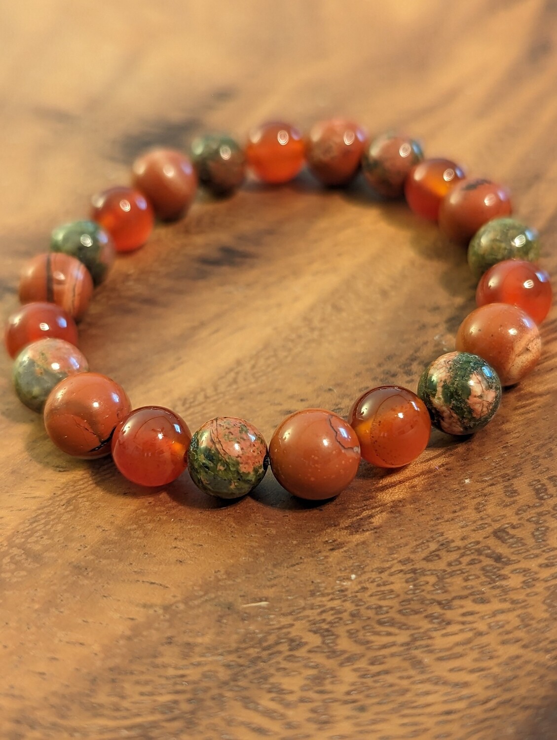 #1 Carnelian, Red Jasper, Unakite