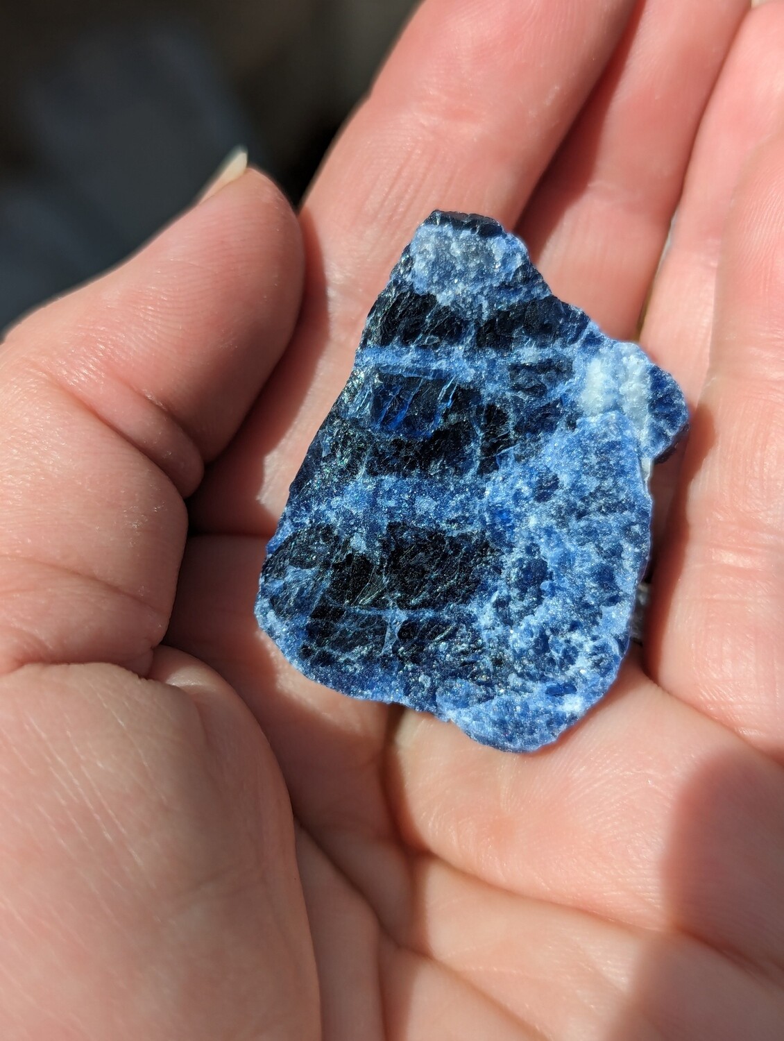 Raw Sodalite - 1" Rough Brazilian Sodalite