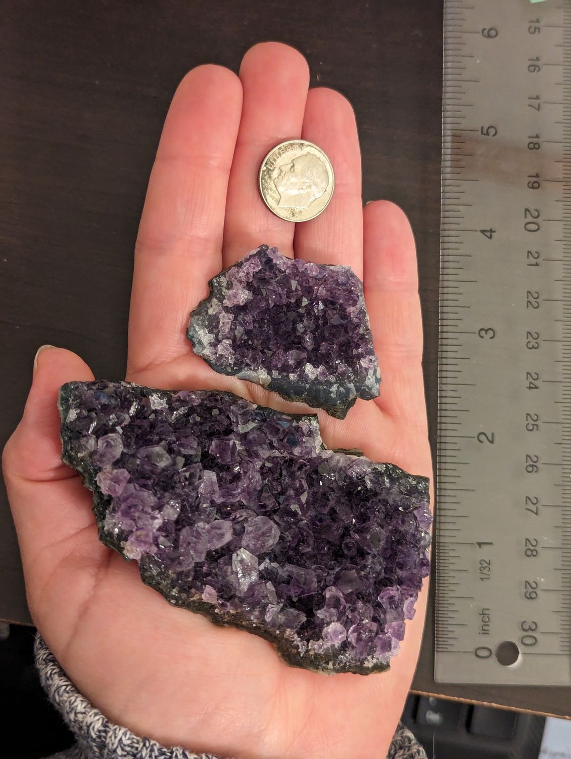 Amethyst Clusters from Uruguay